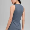 Alo Softsculpt Precision lange bh-tanktop - Bluestone