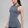 Alo Softsculpt Precision lange bh-tanktop - Bluestone