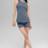 Alo Softsculpt Precision lange bh-tanktop - Bluestone