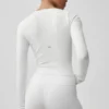 Alo Softsculpt Precision met lange mouwen - Wit