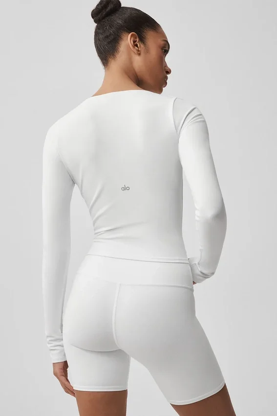 Alo Softsculpt Precision met lange mouwen - Wit