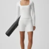 Alo Softsculpt Precision met lange mouwen - Wit