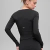 Alo Softsculpt Precision met lange mouwen - Zwart