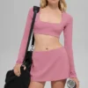 Alo Softsculpt Precision minirok – Pink Wild Rose