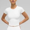 Alo Softsculpt Precision T-shirt met korte mouwen - Wit