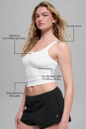 Alo Softsculpt Precision Tank – Wit