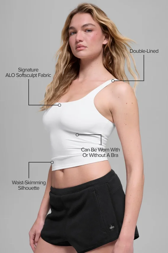 Alo Softsculpt Precision Tank - Wit