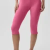 Alo Softsculpt Shoreline Capri - Paradise Pink