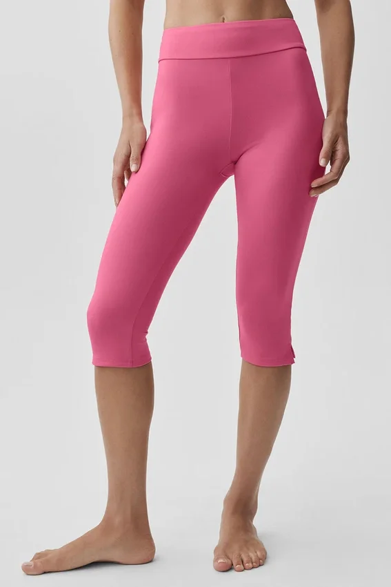 Alo Softsculpt Shoreline Capri - Paradise Pink
