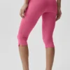 Alo Softsculpt Shoreline Capri - Paradise Pink