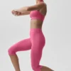 Alo Softsculpt Shoreline Capri - Paradise Pink