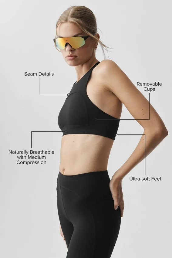 Alo Softsculpt Superset-bh - Zwart