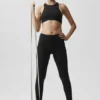 Alo Softsculpt High-Waist 7/8 Superset-Legging - Zwart