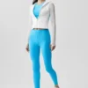 Alo Softsculpt Superset-jas met doorlopende rits – Wit