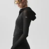 Alo Softsculpt Superset-jas met volledige ritssluiting - Zwart