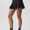Alo Softsculpt Topspin-tennisrok – Zwart