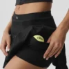 Alo Softsculpt Topspin-tennisrok – Zwart