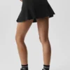 Alo Softsculpt Topspin-tennisrok – Zwart