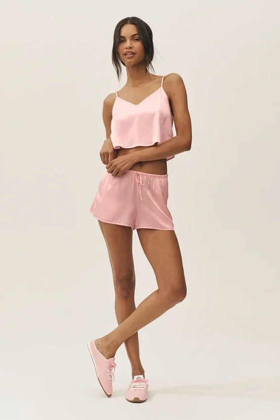 Alo Sunset Sneaker-muiltje - Sundrenched Pink