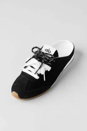 Alo Sunset Sneaker Mule – Zwart
