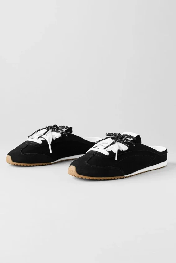 Alo Sunset Sneaker Mule - Zwart