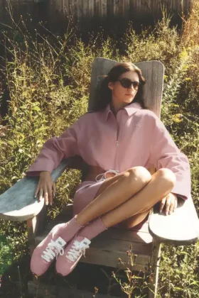 Alo Sunset Sneaker - Vintage Pink