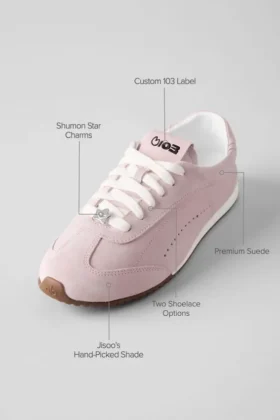 Alo Sunset Sneakers + Jisoo – Bloom Pink