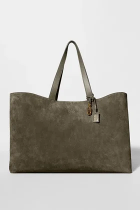 Alo Tranquility shoppers – olijfboomsuède