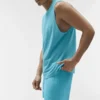 Alo Vapor Muscle Tank - Blue Breeze