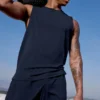 Alo Vapor Muscle Tank - Navy