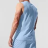 Alo Vapor Muscle Tank - Seashell Blue