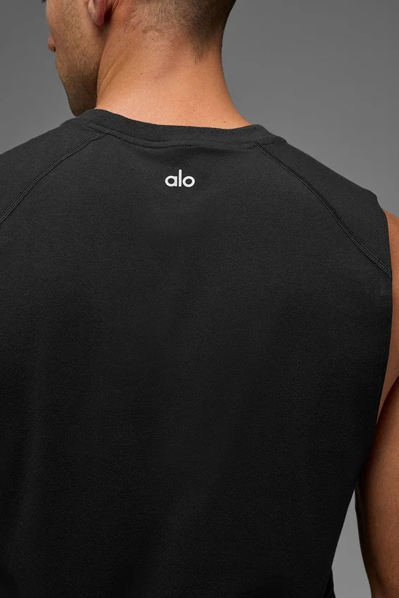 Alo Vapor Muscle Tank - Zwart