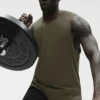 Alo Vapor Muscle Top - Olive Tree