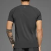 Alo Vapor T-shirt met ronde hals en korte mouwen - Antraciet