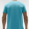 Alo Vapor T-shirt met ronde hals en korte mouwen - Blue Breeze