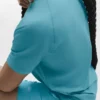 Alo Vapor T-shirt met ronde hals en korte mouwen - Blue Breeze
