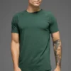 Alo Vapor T-shirt met ronde hals en korte mouwen - Clover Green