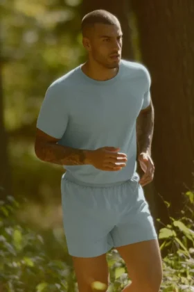 Alo Vapor T-shirt met ronde hals en korte mouwen - Desert Sage