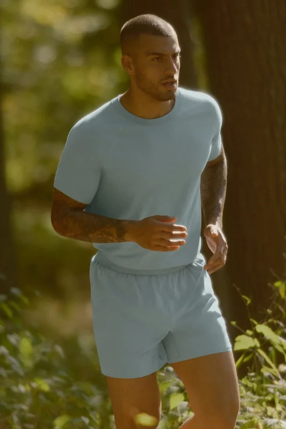 Alo Vapor T-shirt met ronde hals en korte mouwen - Desert Sage