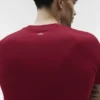 Alo Vapor T-shirt met ronde hals en korte mouwen - Garnet