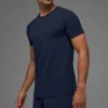 Alo Vapor T-shirt met ronde hals en korte mouwen - Navy