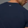Alo Vapor T-shirt met ronde hals en korte mouwen - Navy
