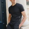 Alo Vapor T-shirt met ronde hals en korte mouwen - Zwart