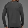 Alo Vapor T-shirt met ronde hals en lange mouwen - Anthracite