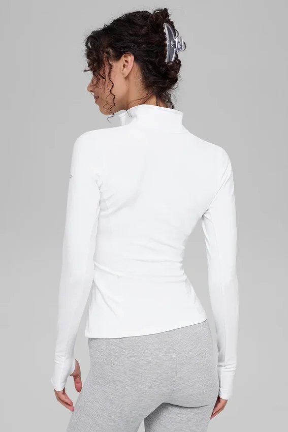 Alosoft 1/2 Zip Rapid Truie - Wit