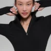 Alosoft 1/2 Zip Rapid Truie - Zwart