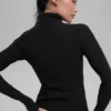 Alosoft 1/2 Zip Rapid Truie - Zwart