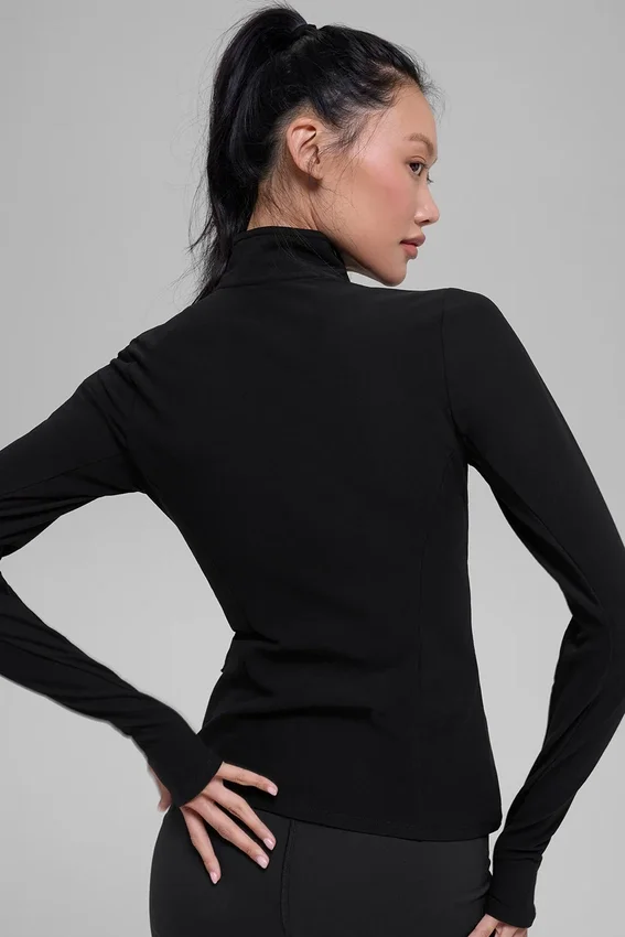 Alosoft 1/2 Zip Rapid Truie - Zwart