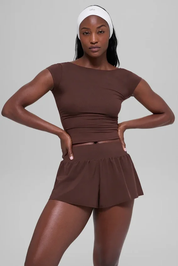 Alosoft Back for More T-shirt - Brownstone