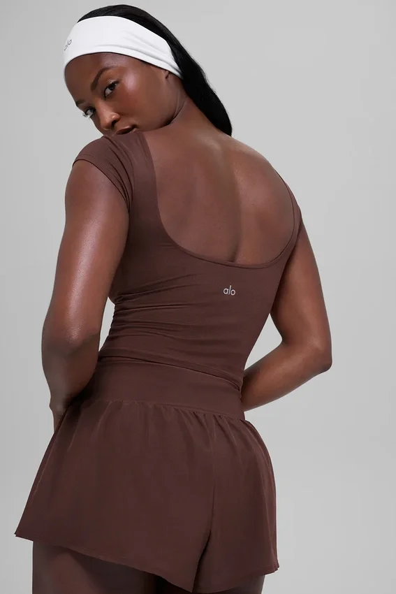 Alosoft Back for More T-shirt - Brownstone